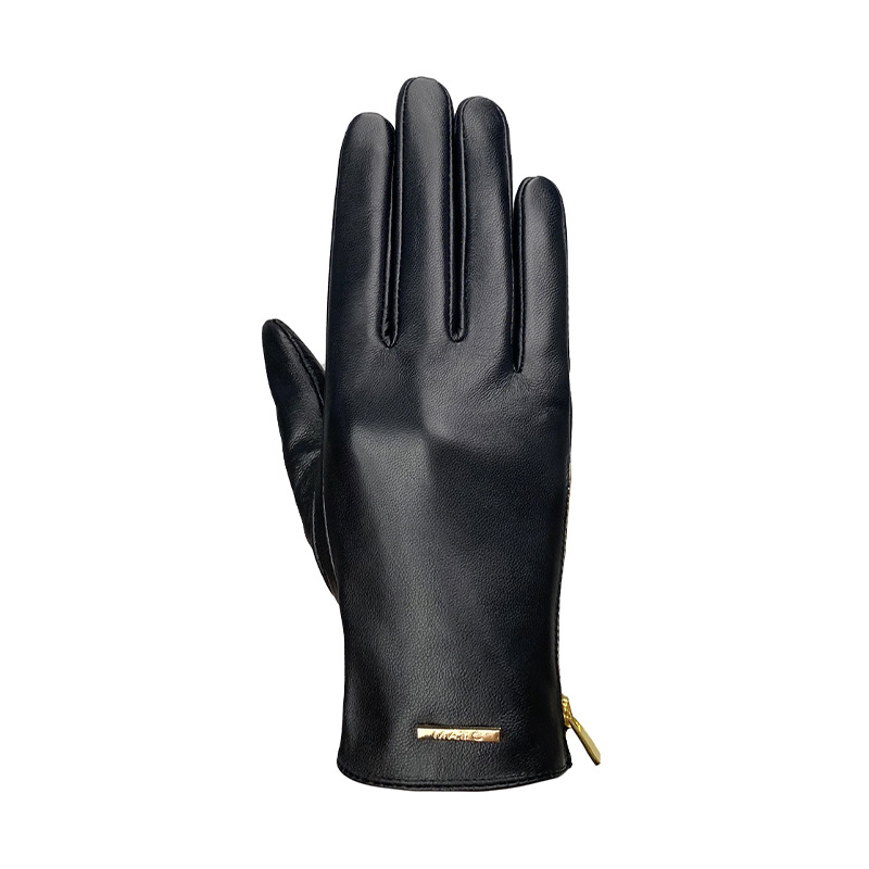 Leather Driving Glove - قفازات نسائية أنيقة من جلد الغنم