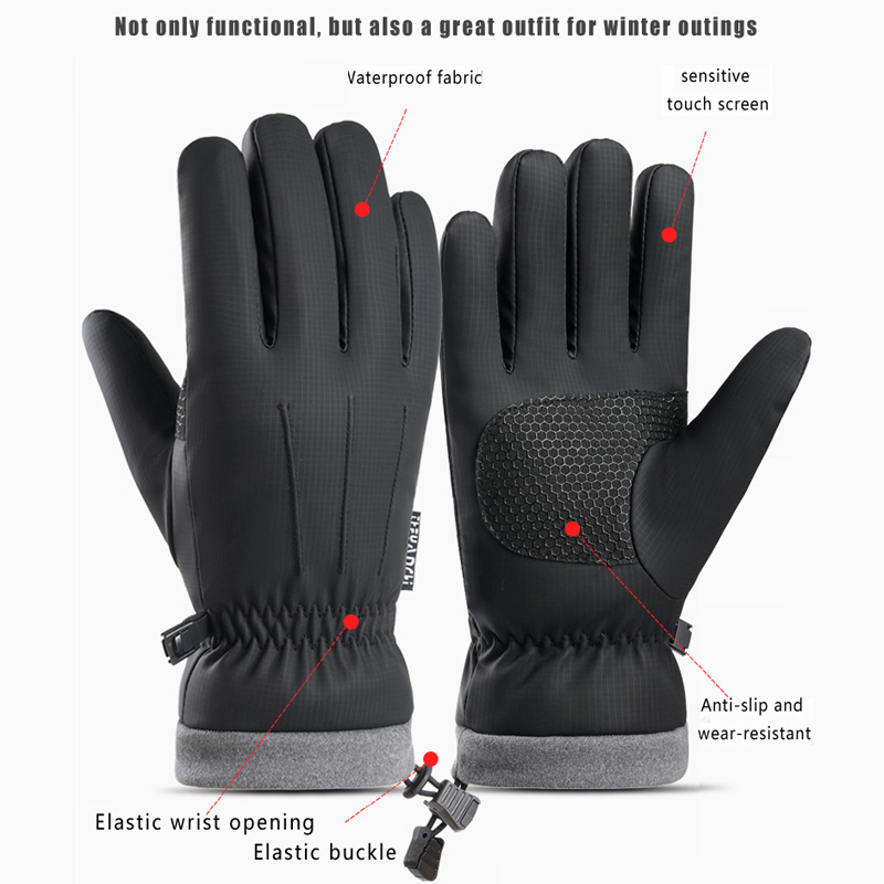 قفازات شتوية مقاومة للماء للرج - مراجعة Ski Glove Waterproof وسعره