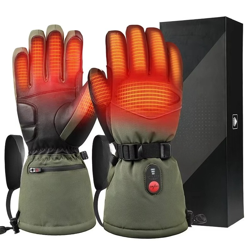 قفازات تزلج كهربائية خارجية مق - مراجعة Ski Glove Waterproof وسعره